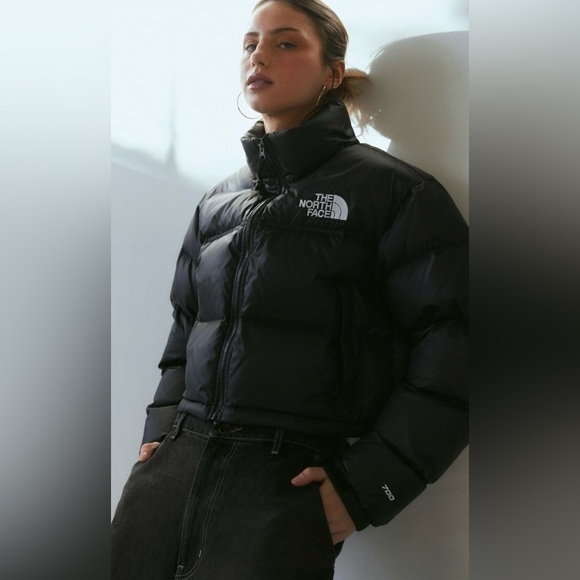 The North Face Jackets & Blazers - Urban Outfitters x North Face Nuptse Cropped Puffer Jacket Size Large NEW